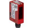 Gepolariseerde retro-reflecterende foto-elektrische sensor 2 x PNP 12m 330us 30V 100mA Rode led Connector, M12 IP67 / IP69K 25C